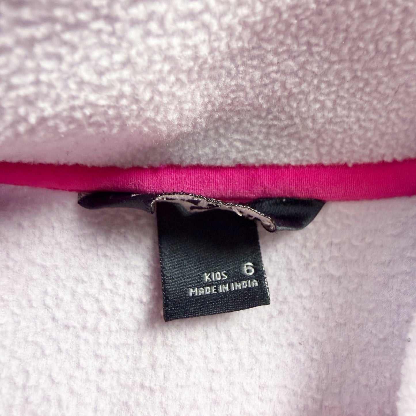Eddie Bauer Kids Fleece Pullover Purple Pink Colorblock 6