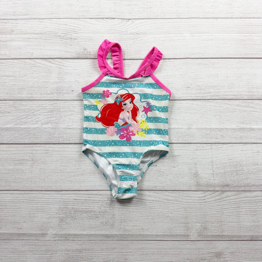 Disney Baby Little Mermaid Ariel One Piece Swimsuit Bathing Suit 12-18 Months