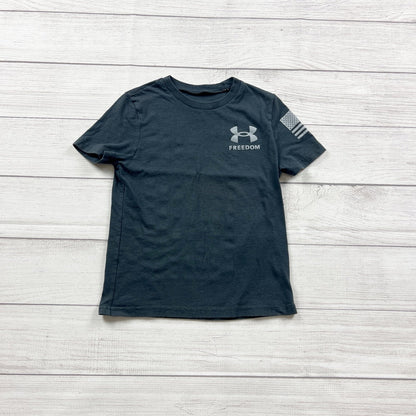 Under Armour Freedom T-Shirt Short Sleeve Graphic Tee YXS XS