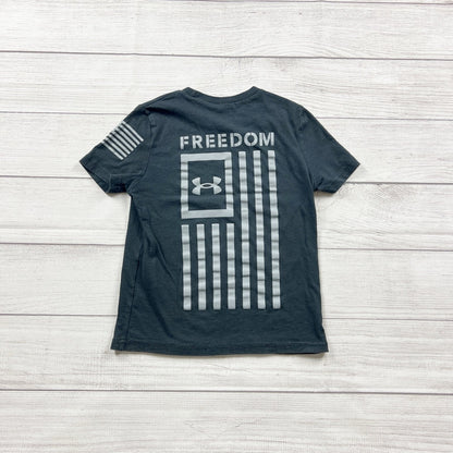 Under Armour Freedom T-Shirt Short Sleeve Graphic Tee YXS XS