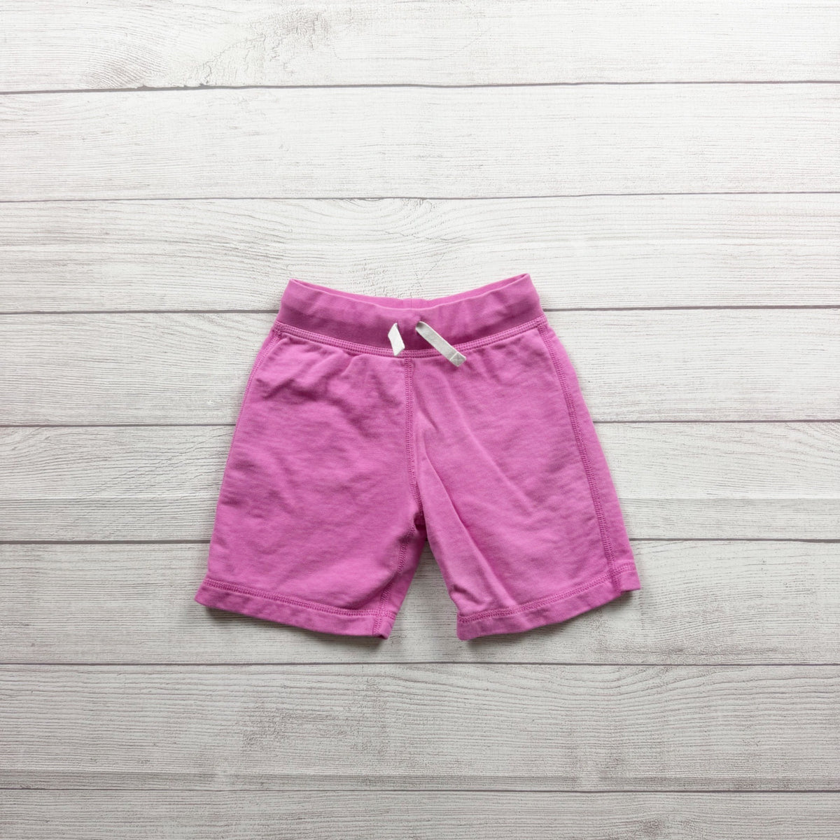 Hanna Andersson Pink Cotton Knit Shorts Elastic Waistband Lightweight 110 US 5