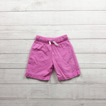 Hanna Andersson Pink Cotton Knit Shorts Elastic Waistband Lightweight 110 US 5