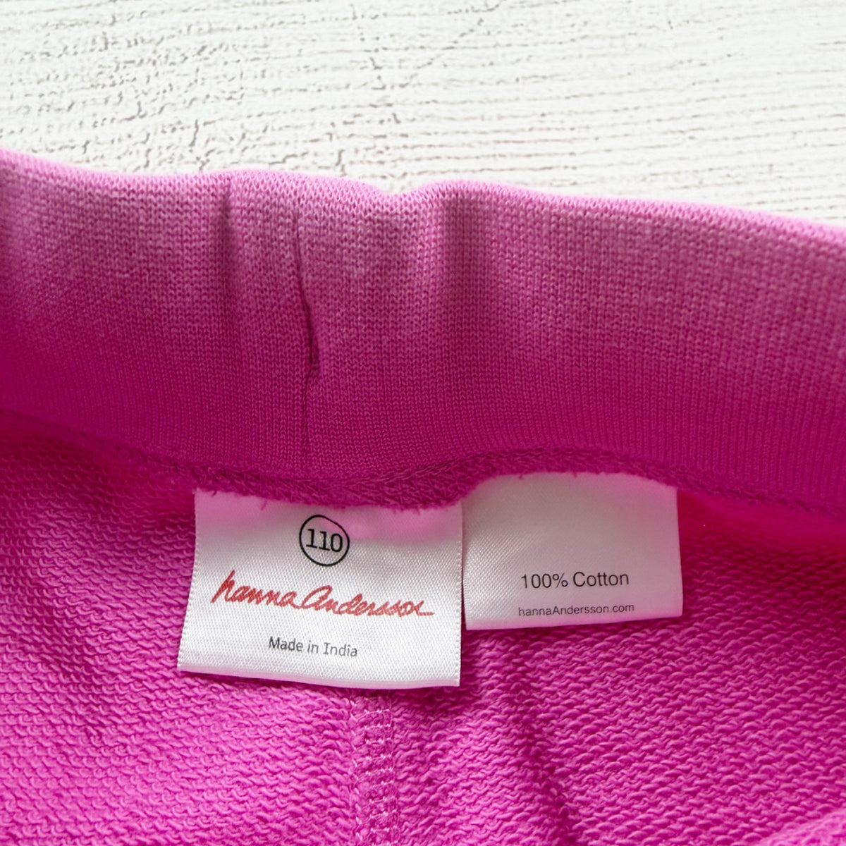 Hanna Andersson Pink Cotton Knit Shorts Elastic Waistband Lightweight 110 US 5