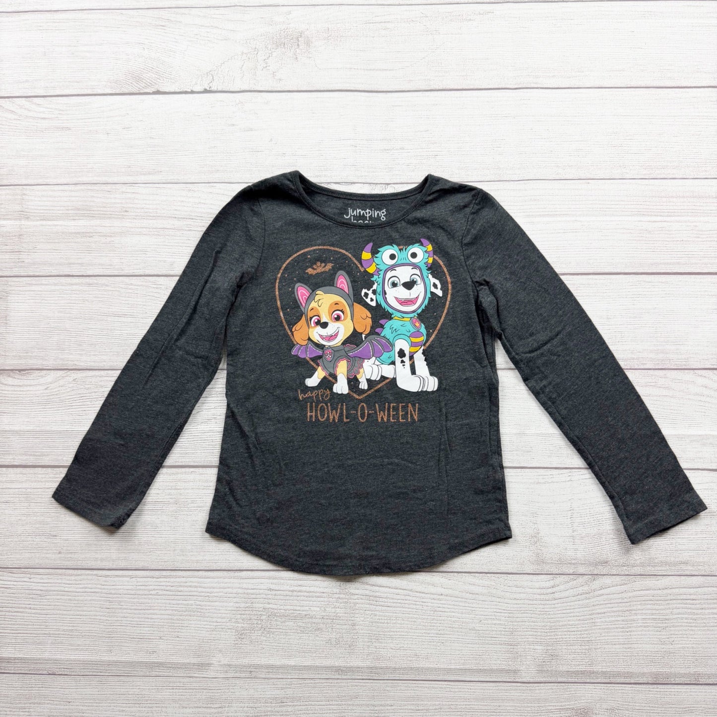 Jumping Beans Nickelodeon Paw Patrol Girls Howl-O-Ween Long Sleeve Shirt 6X