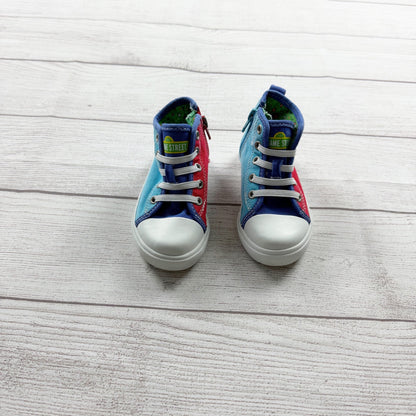 Sesame Street Toddler High-Top Sneakers Cookie Monster Elmo Character Shoes 7