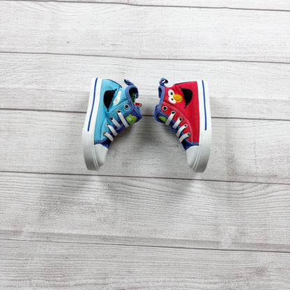 Sesame Street Toddler High-Top Sneakers Cookie Monster Elmo Character Shoes 7