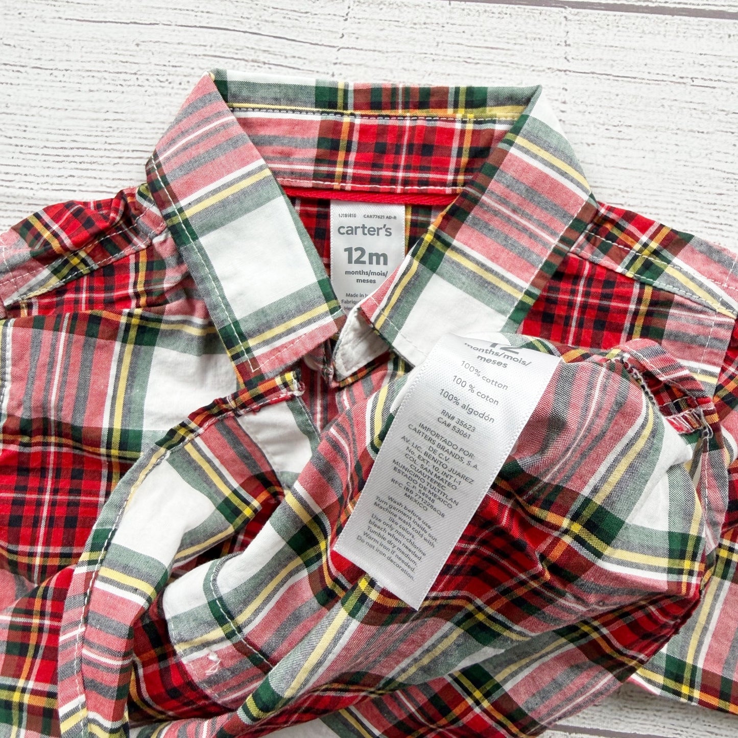 9-12M | Plaid Shirt