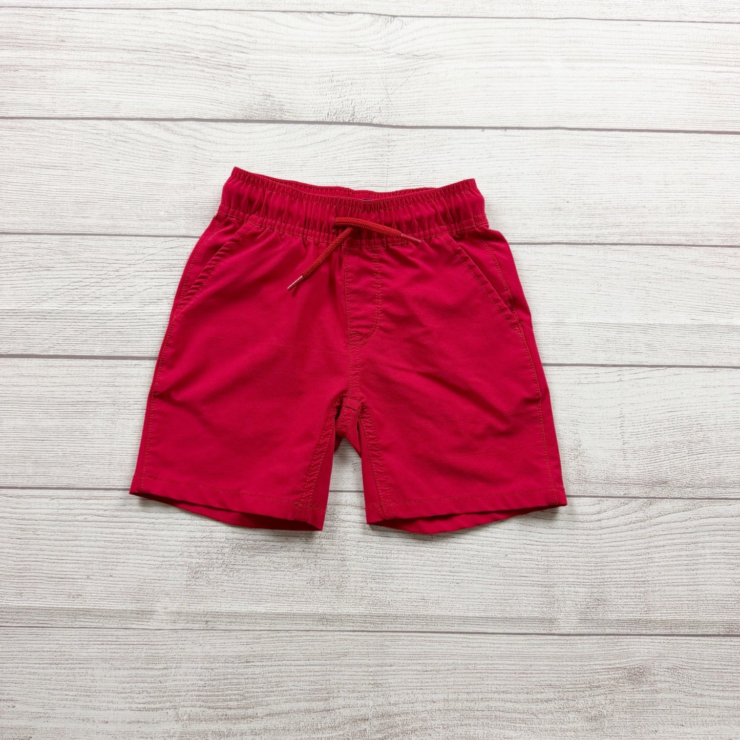 The Children's Place Red Boys Elastic Waist Drawstring Shorts 4