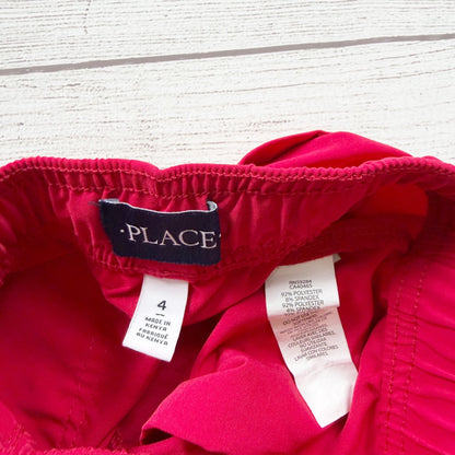 The Children's Place Red Boys Elastic Waist Drawstring Shorts 4