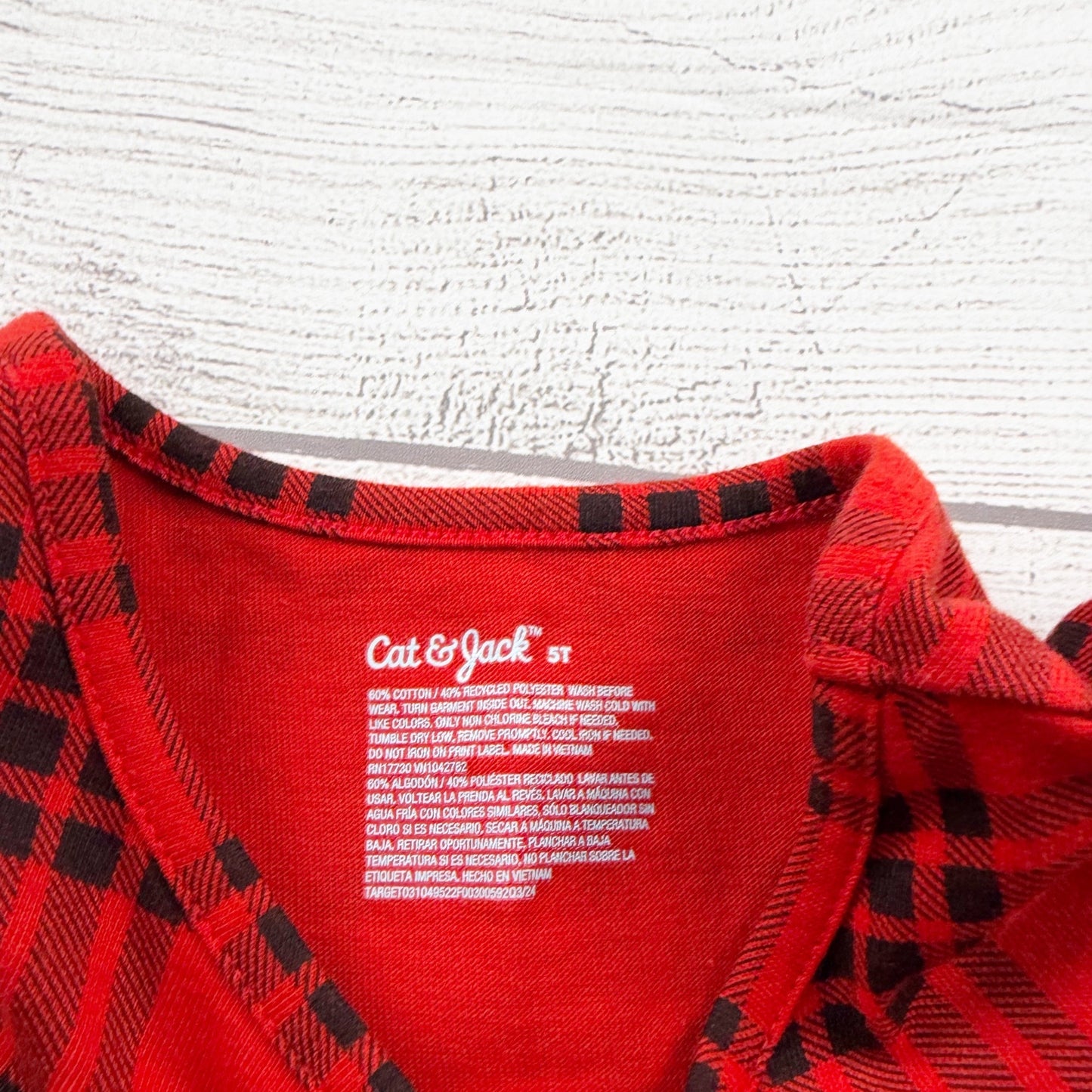 5T | Plaid Dress