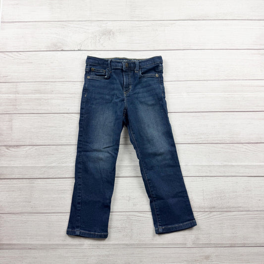 Jumping Beans Straight Fit Boys Jeans Dark Wash Adjustable Waist 4T