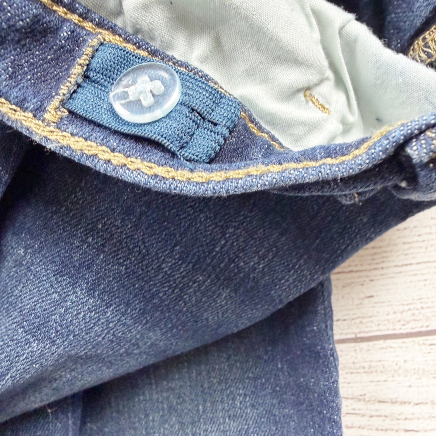 Jumping Beans Straight Fit Boys Jeans Dark Wash Adjustable Waist 4T