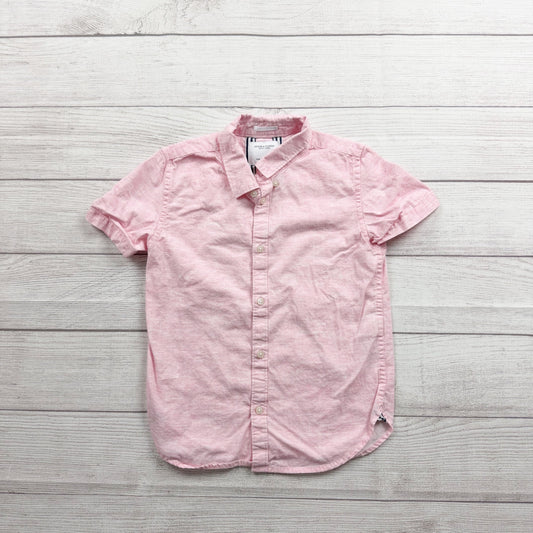 Denim & Flower by Ricky Singh Girls Button-Down Shirt Pink 7