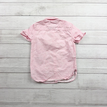 Denim & Flower by Ricky Singh Girls Button-Down Shirt Pink 7