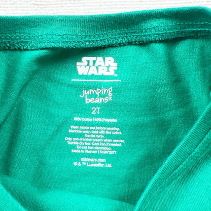 Star Wars Grogu Toddler Girl T-Shirt “Luckiest in the Galaxy” NWT 2T