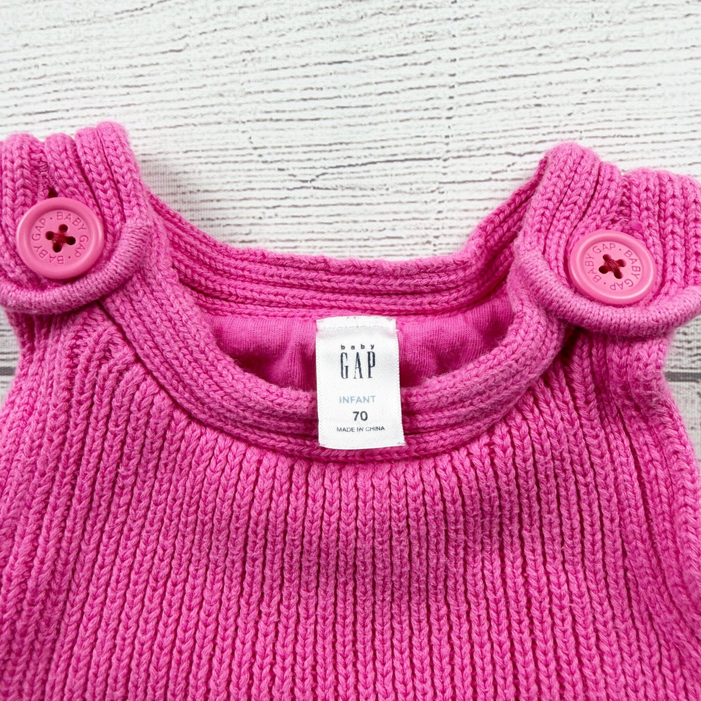 Baby Gap Knit Sweater Dress Infant Fair Isle Heart Snowflake Jumper 6-12 Months