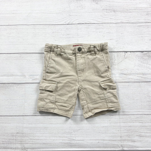 7 For All Mankind 7Fam Boys Beige Cargo Shorts 2T
