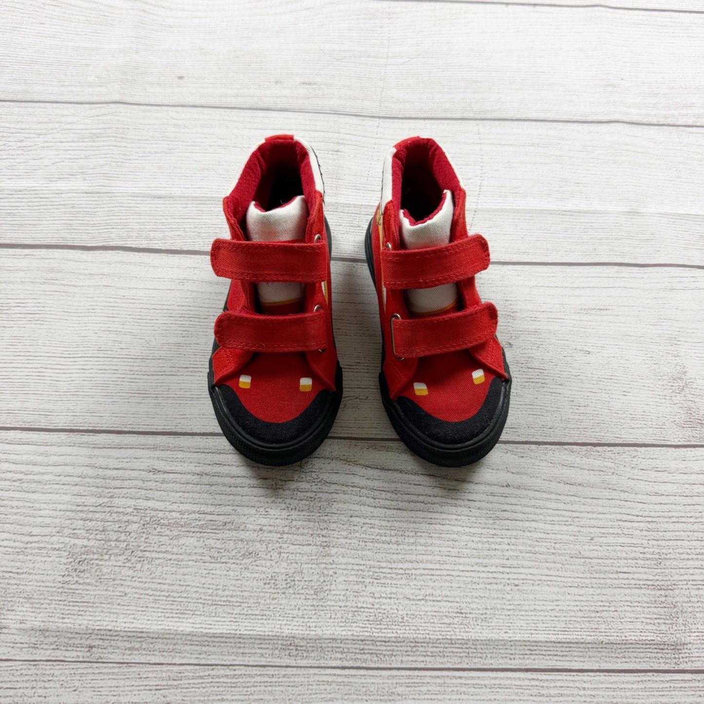 Cat & Jack Toddler Fire Truck High-Top Sneakers Red Black Durable 7