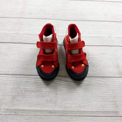 Cat & Jack Toddler Fire Truck High-Top Sneakers Red Black Durable 7
