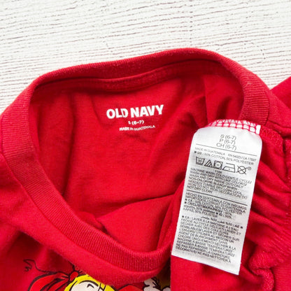 Old Navy Kids Merry Grinchmas Christmas Sweater Pullover Red S 6-7