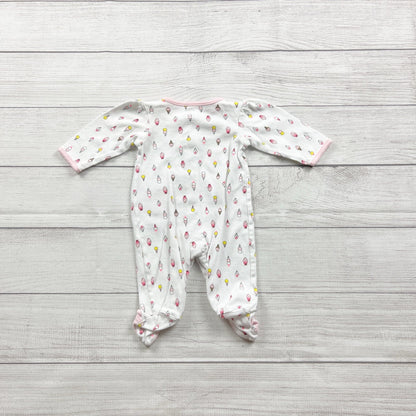 Just One You Carter's Ice Cream Print Footed Infant Sleeper Pajamas 0-3 Months