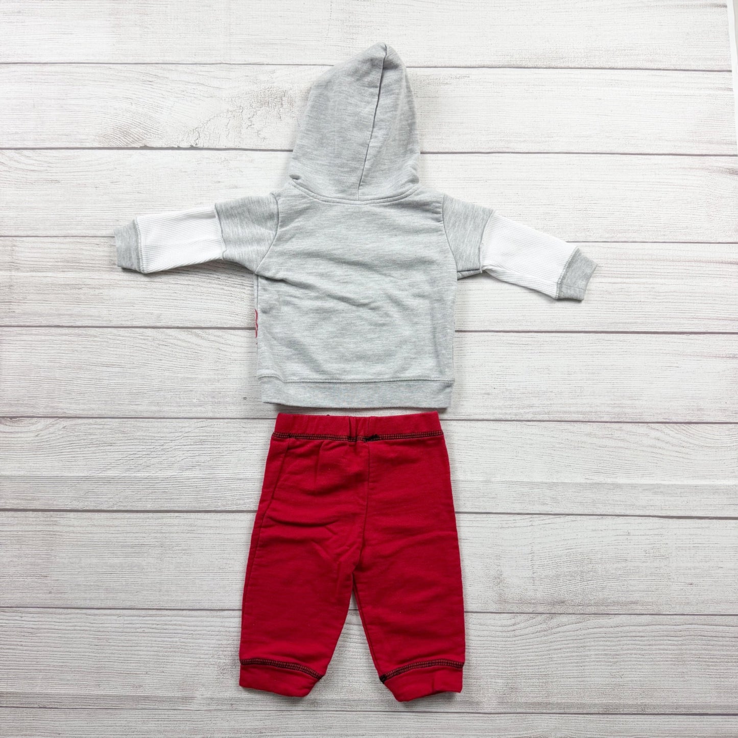 Disney Baby Cars Outfit Set Hoodie Pants 2 Piece Lightning McQueen 3-6 Months