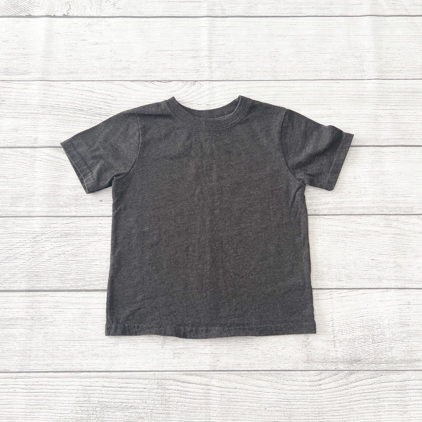 Garanimals Toddler Boy Short Sleeve T Shirt Charcoal Gray Basic Tee 2T