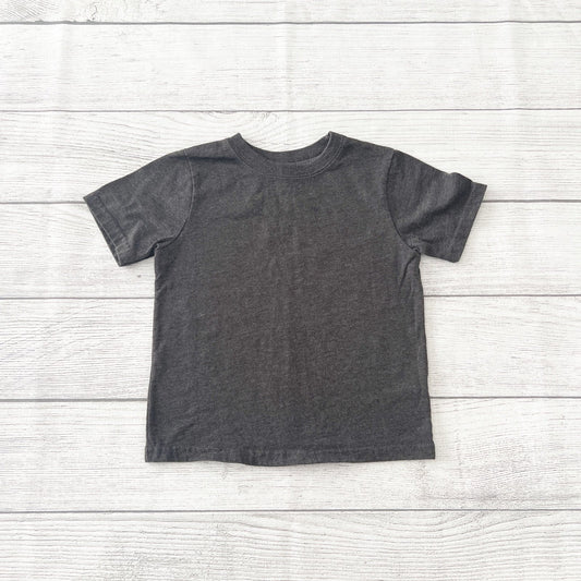 Garanimals Toddler Boy Short Sleeve T Shirt Charcoal Gray Basic Tee 2T
