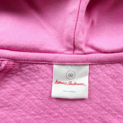Hanna Andersson Pink Hooded Baby Jacket Soft Cotton Blend 3-6 Months