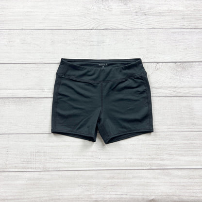 Reebok Girls Black Activewear Athletic Shorts Gym Running Spandex M 10-12