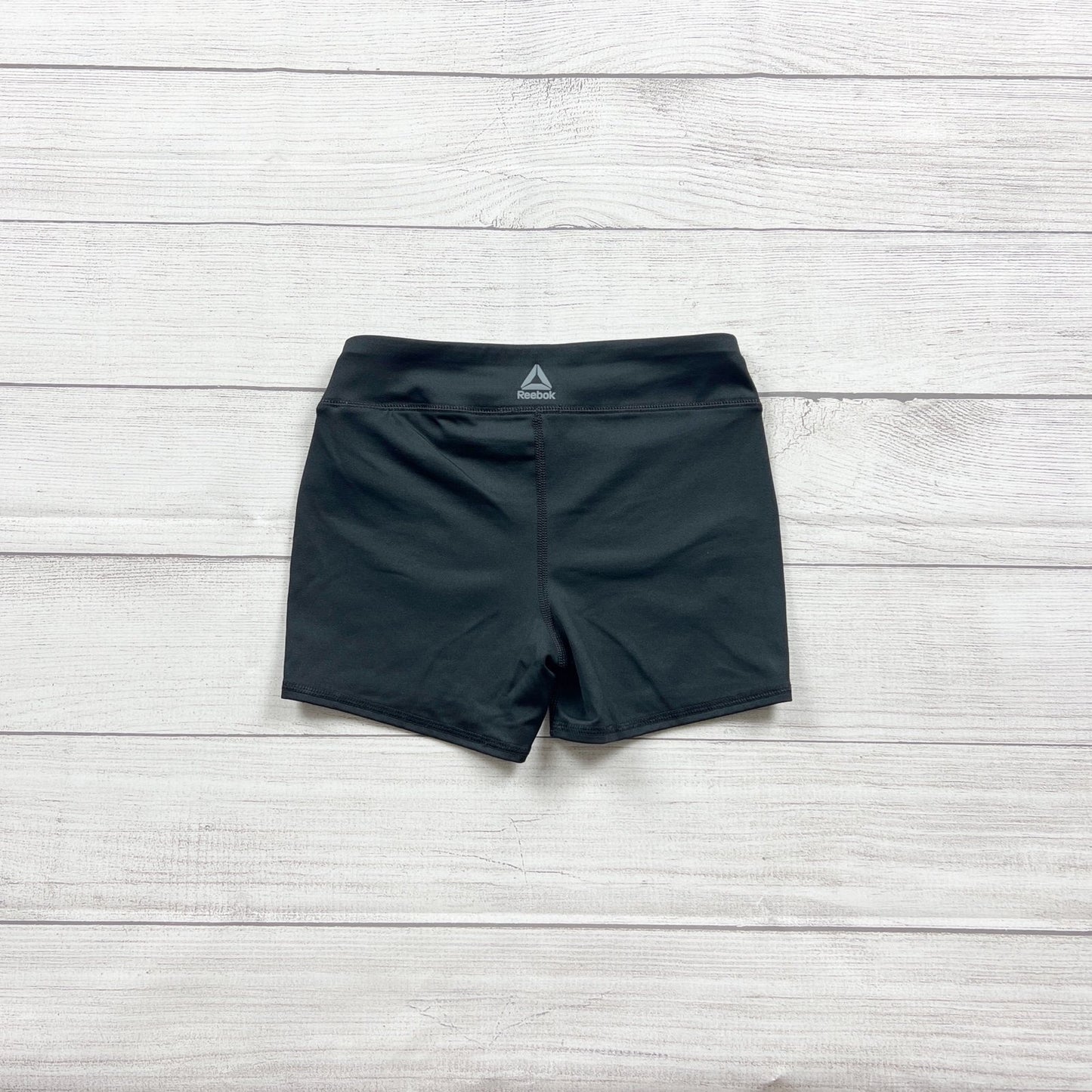 Reebok Girls Black Activewear Athletic Shorts Gym Running Spandex M 10-12