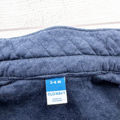 Old Navy Baby Quilted Long Sleeve Jacket Snap Closure Shacket 3-6 Months