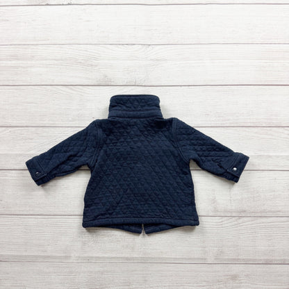 Old Navy Baby Quilted Long Sleeve Jacket Snap Closure Shacket 3-6 Months