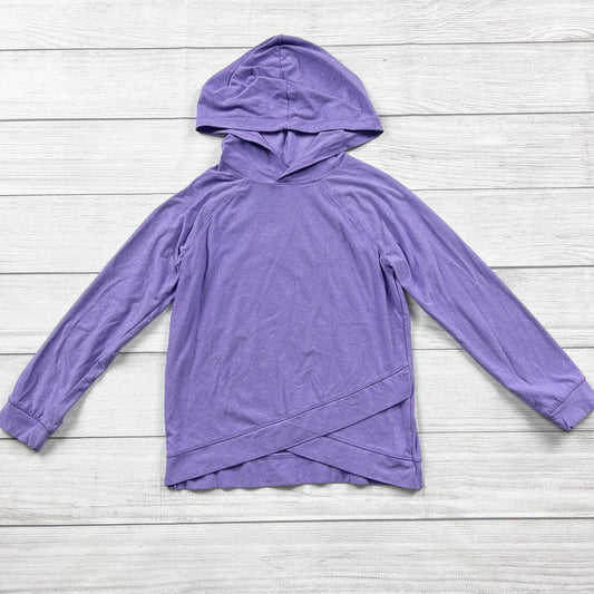 Jumping Beans Kids Active Hoodie Purple Spandex Blend Lightweight 6X