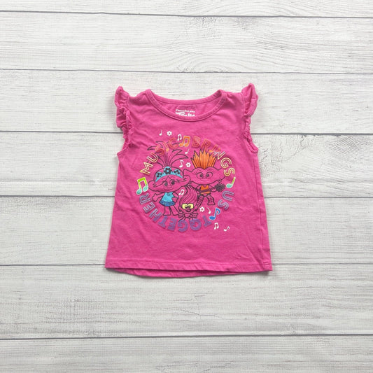 DreamWorks Trolls World Tour Shirt Flutter Tee “Music Brings Us Together” 3T