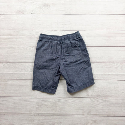 Old Navy Boys Elastic Waist Chambray Shorts Drawstring Blue Lightweight M 8