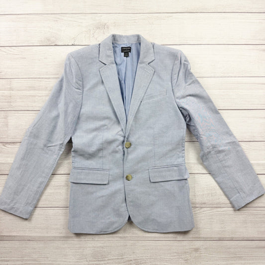 J. Crew Crewcuts Boys Thompson Blazer Light Blue Oxford 14