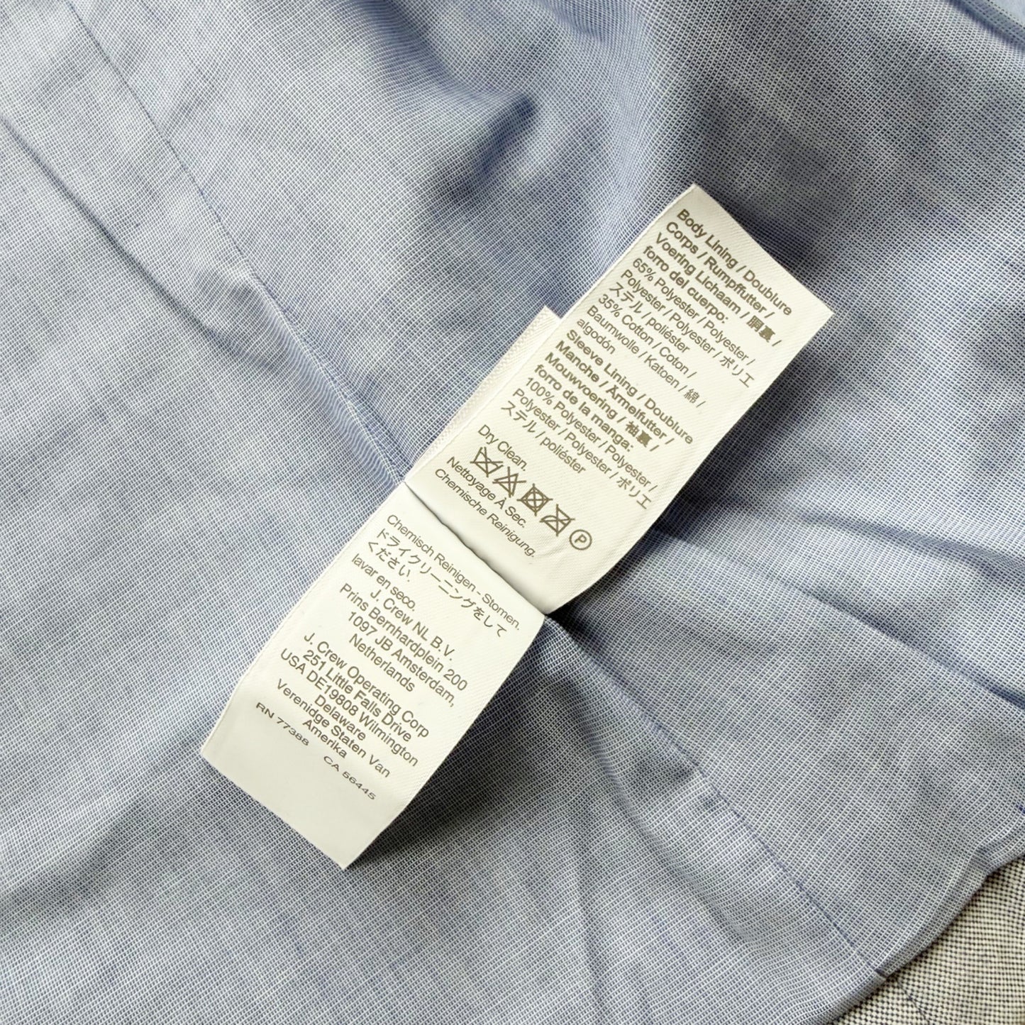 J. Crew Crewcuts Boys Thompson Blazer Light Blue Oxford 14