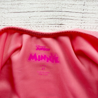 Disney Minnie Mouse Unicorn Toddler Tulle Tutu Dress Pink Rainbow 2T