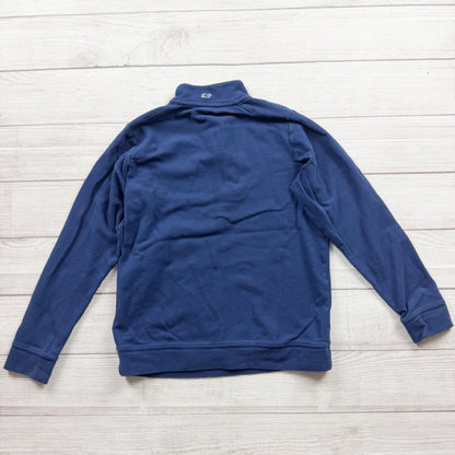 Vineyard Vines Blue Quarter Zip Pullover Sweatshirt Lightweight Cotton M 12-14