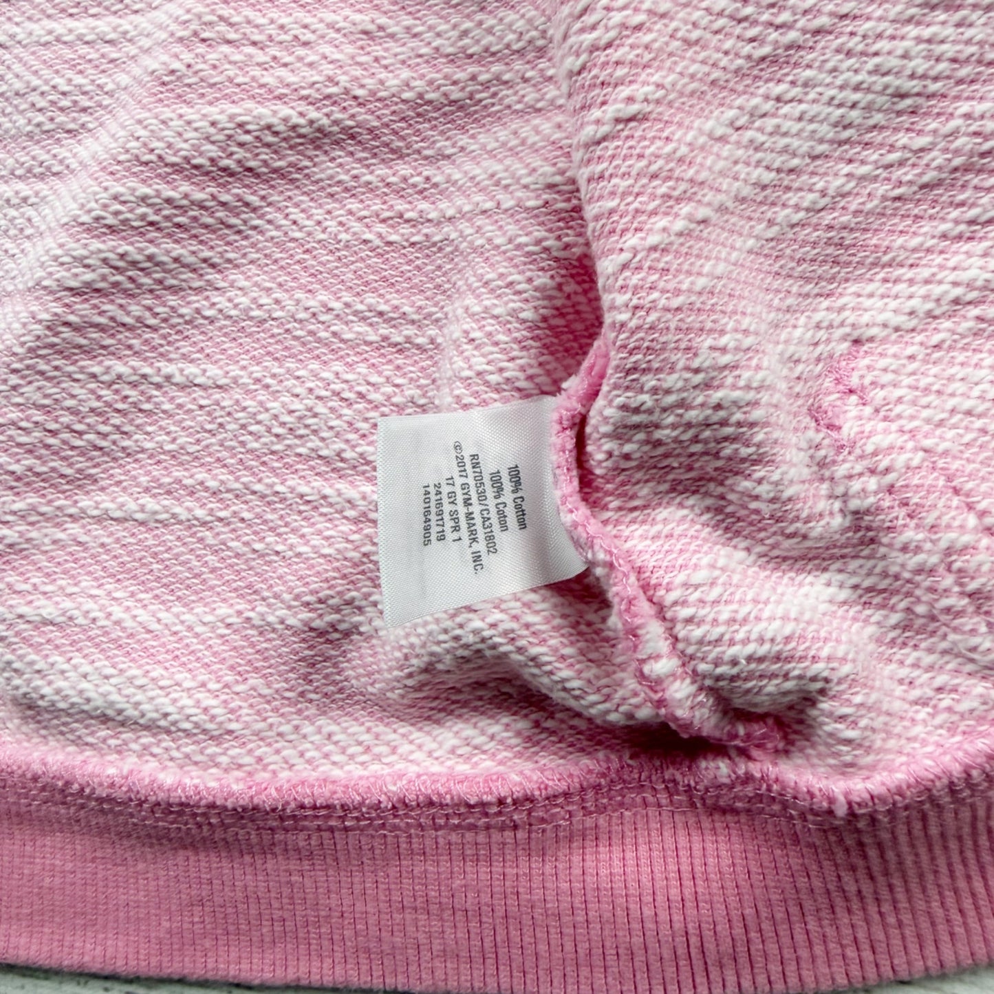 Gymboree Baby Girl Pink Zip Up Hoodie Jacket Hooded Sweatshirt 3-6 Months