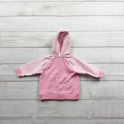 Gymboree Baby Girl Pink Zip Up Hoodie Jacket Hooded Sweatshirt 3-6 Months