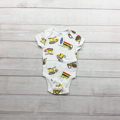 Old Navy Baby Boys Construction Print Bodysuit NWT 6-12 Months