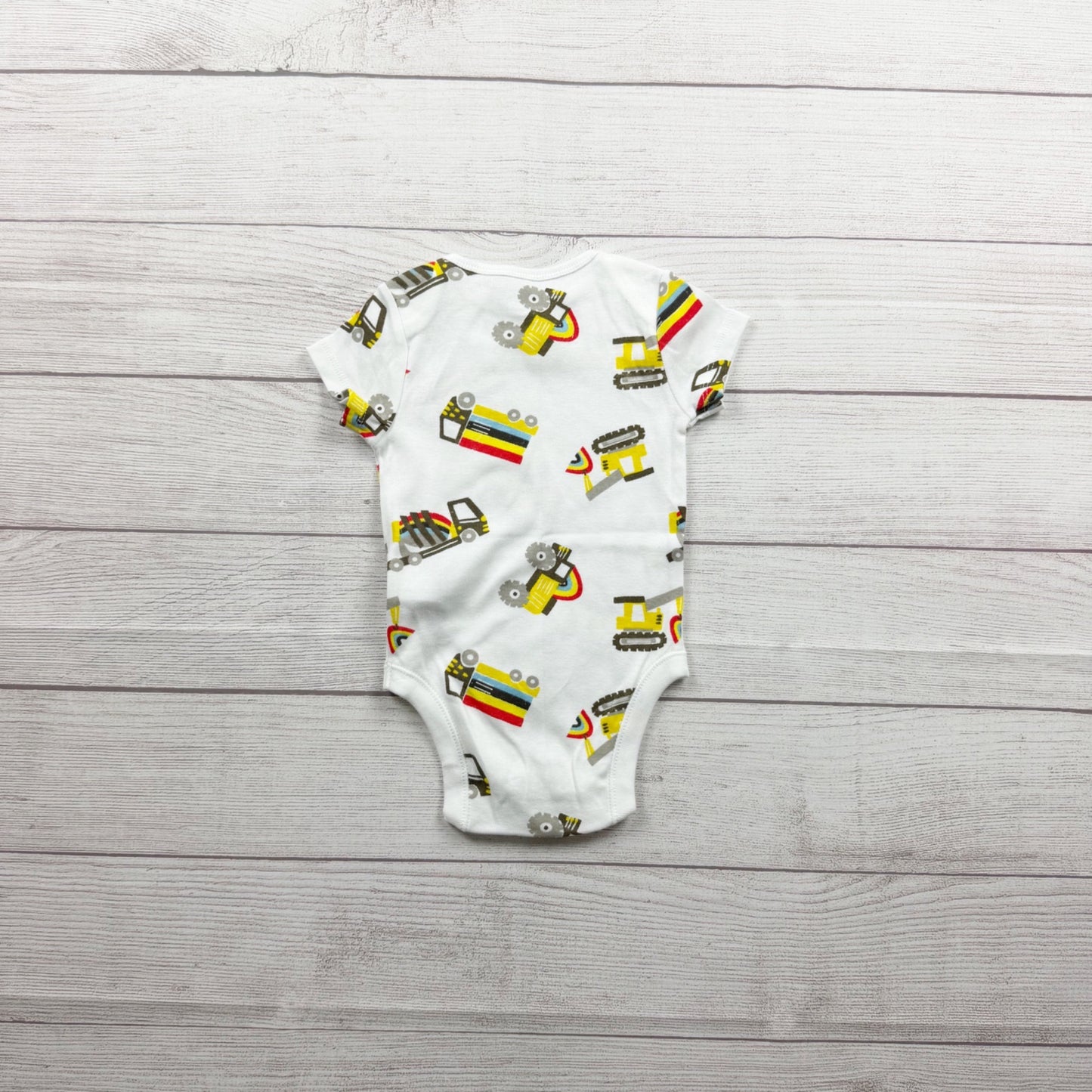 Old Navy Baby Boys Construction Print Bodysuit NWT 6-12 Months