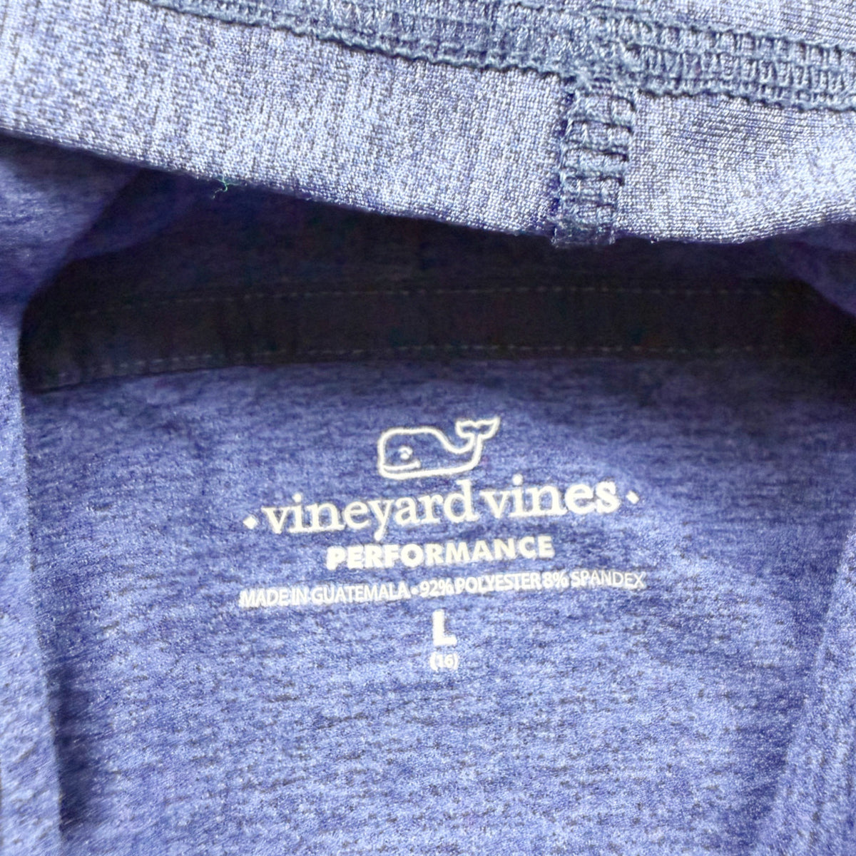 Vineyard Vines Blue Performance Hoodie Long Sleeve Pullover L 16