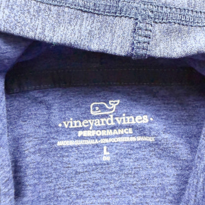 Vineyard Vines Blue Performance Hoodie Long Sleeve Pullover L 16