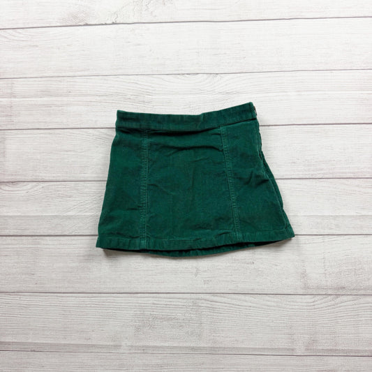 Crewcuts Green Corduroy Girls Skirt Solid 6-7