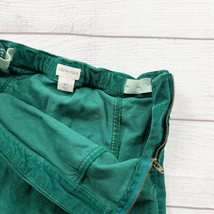 Crewcuts Green Corduroy Girls Skirt Solid 6-7