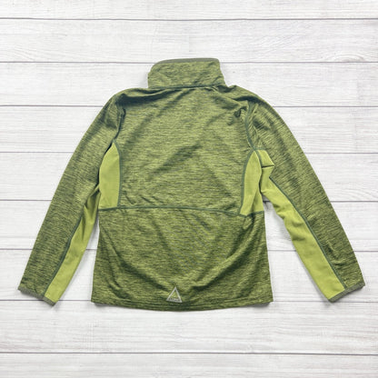 L.L. Bean Kids Half Zip Green Pullover Shirt Medium 10-12