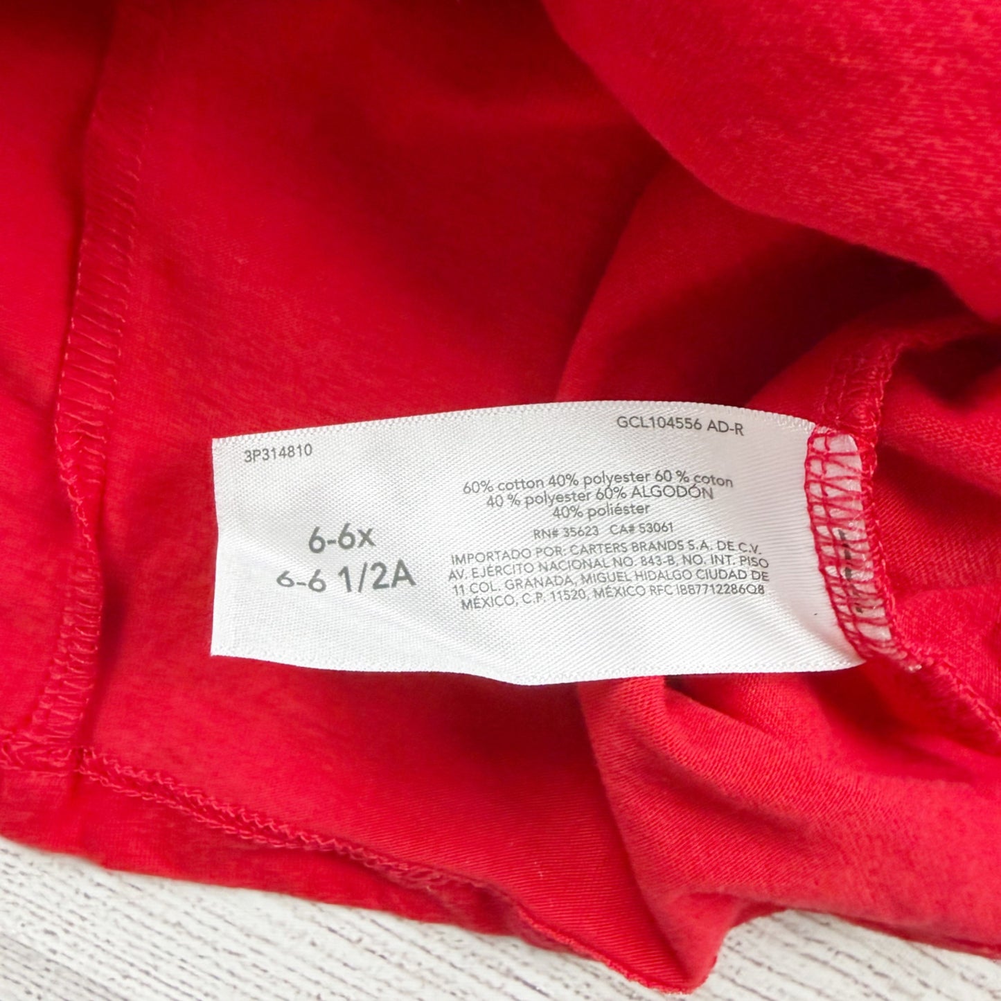 Carter's Girls Red Tank Top Popsicle USA Sequin Design Sleeveless Racerback 6-6X